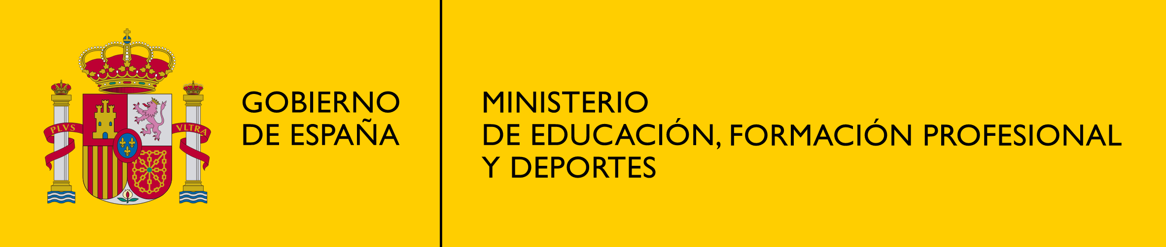 Logotipo del Ministerio de Educación y Formación Profesional